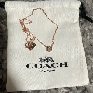 Rose Gold Coach Necklace